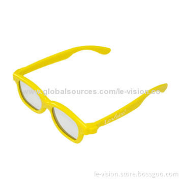 Le-Vision Supply Children's Polarized 3D Movie Glasses